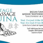 Stage massage tuina mai/Juin 2022 - Sophie Bouvier - 8 Quai de l'ill 67400 Illkirch - 0683330256