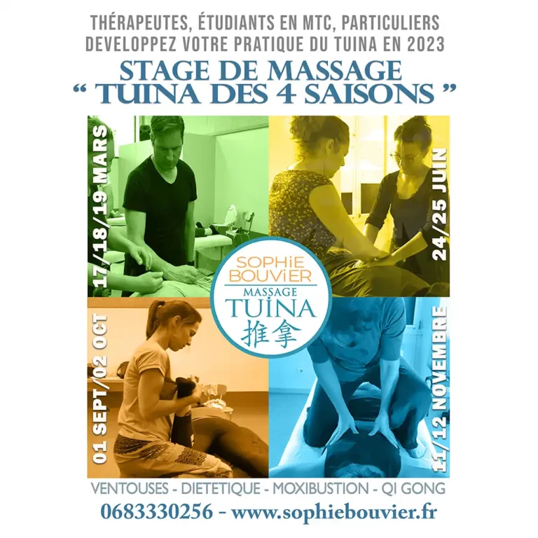 Stage massage tuina des 4 Saisons - 2023 - sophie-bouvier